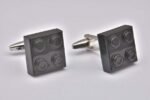 Building Block Black Cufflinks - Image 2