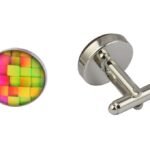Abstract Bricks Cufflinks