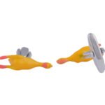 Chicken Yellow Cufflinks