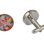 Colourful Mosaic Cufflinks