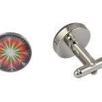 Colourful Snowflake Cufflinks
