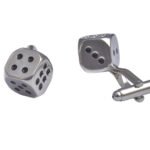 Dice Silver Cufflinks
