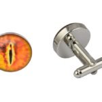 Dragon Eye Orange Cufflinks