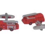 Fire Engine Cufflinks