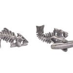 Fish Skeleton Cufflinks