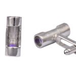 Purple Hourglass Cufflinks