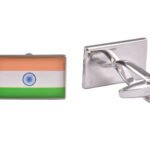 India Flag Cufflinks