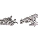 Meerkat Pewter Cufflinks