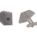 Playing Cards Royal Flush Cufflinks