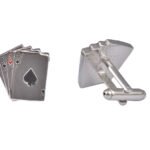 Playing Cards Four Of A Kind Cufflinks