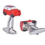 Red Car Union Jack Cufflinks