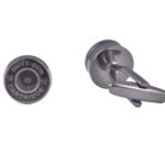 Shotgun Cartridge Pellet Silver Cufflinks