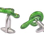 Snake Green Cufflinks