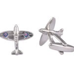 Spitfire Plane Cufflinks