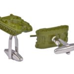 Tank Green Cufflinks