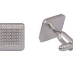 Threaded Silver Cufflinks