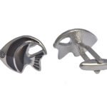 Tropical Fish Brown Cufflinks