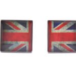 Union Jack Distressed Flag Cufflinks