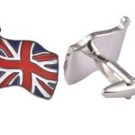 Union Jack Flying Flag Cufflinks