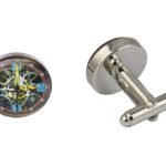 Steampunk Clock Vintage Cufflinks
