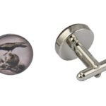 Skull & Crow Art Cufflinks