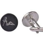 Silver Lady Cufflinks