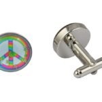 Peace Sign Cufflinks