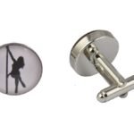 Erotic Pole Dancer Cufflinks