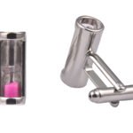 Pink Hourglass Cufflinks