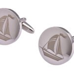 Silver Yacht Cufflinks