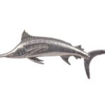 Lapel Pin - Blue Marlin Fish