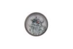 Skeleton Kiss Lapel Pin Badge