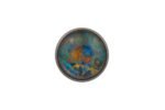 Blue Mandala Lapel Pin Badge