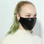 Washable Reusable Sequin Face Covering - Image 4