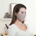 Washable Reusable Sequin Face Covering - Image 5