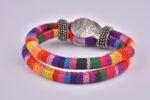 Rainbow Mix Bohemian Ribbon Bracelet Collection