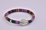 Black Mix Bohemian Ribbon Bracelet Collection - Image 3
