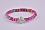 Pink Mix Bohemian Ribbon Bracelet Collection - Image 3