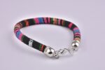 Black Mix Bohemian Ribbon Bracelet Collection - Image 2